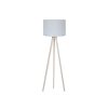Scandinavian Floor Lamp, White & Cream, 145 cm Height