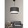 Opviq, 390FLH1660, Stylish Chandelier, Metal Body, Anthracite & White, 65 cm