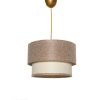 Opviq, 390FLH1662, Elegant Metal Chandelier, Beige & Cream, 65 cm Height
