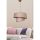 Scandinavian Chandelier, Gold Metal, 70 cm Height | CE Certified, E27 Socket, Elegant Design