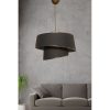Scandinavian Chandelier, Gold & Anthracite, CE Certified