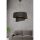 Scandinavian Chandelier, Gold & Anthracite, CE Certified