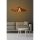 Scandinavian Daisy Chandelier, Walnut, Adjustable 50 cm