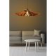 Scandinavian Daisy Chandelier, Walnut, Adjustable 50 cm
