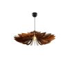 Scandinavian Daisy Chandelier, Walnut, Adjustable 50 cm