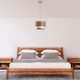 Elegant Beige & Gold Chandelier, Metal Body, 65 cm