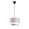 Stylish Grey & Silver Chandelier, Metal Body, 65 cm