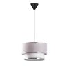 Stylish Grey & Silver Chandelier, Metal Body, 65 cm