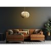 Elegant White Big Sphere Chandelier, Adjustable 70 cm