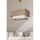 Scandinavian Chandelier, Cream & Beige, Metal Body, 70 cm