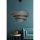 Glam Scandinavian Chandelier, Anthracite & Gold, 72 cm