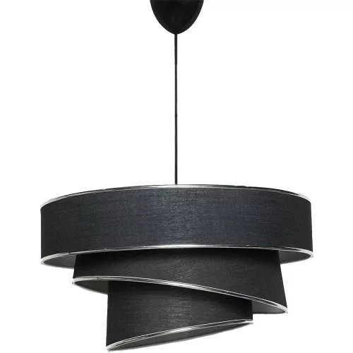 Opviq , 390FLH1690 , Couper - Black, Silver , Black Silver Color , Chandelier , With E27 Socket