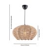 Elegant Cream Wooden Chandelier, Adjustable Height, CE Certified