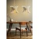 Scandinavian Wing Chandelier, White, 2 Pieces, 55 cm