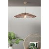 Elegant Brown Chandelier, Metal Body, Adjustable Height