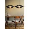 Scandinavian Black Angel Chandelier, 2 Pieces, 55 cm