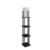 Scandinavian Black Floor Lamp, 135 cm, E27 Socket, CE