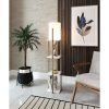 Glam Country Floor Lamp, White, 135 cm | CE Certified, E27
