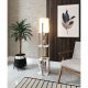 Glam Country Floor Lamp, White, 135 cm | CE Certified, E27