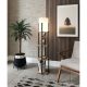 Scandinavian Floor Lamp, 135 cm, Natural & Black, CE Certified
