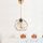 Antiquation Chandelier, 20 cm, E27 Socket, Glam Design