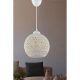 Scandinavian White Chandelier, 22cm, E27, Modern Design