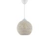 Scandinavian White Chandelier, 22cm, E27, Modern Design