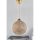 Scandinavian Chandelier, White & Gold, 22cm Diameter