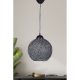 Scandinavian Chandelier, Black & Grey, 22cm Diameter