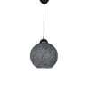 Scandinavian Chandelier, Black & Grey, 22cm Diameter