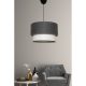 Scandinavian Chandelier, Anthracite & White, 30 cm