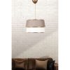 Elegant Beige & Cream Chandelier, 30 cm, E27 Socket