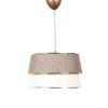 Elegant Beige & Cream Chandelier, 30 cm, E27 Socket