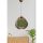 Elegant Green Chandelier , 30 cm Height , E27 Socket