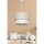 Modern Cream & White Chandelier, 30 cm , 65 cm High , Scandinavian Design