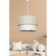 Modern Cream & White Chandelier, 30 cm , 65 cm High , Scandinavian Design