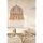 Bohemian Rustic Chandelier, Cream, 30cm Diameter, 80cm Height