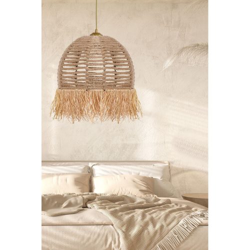 Bohemian Rustic Chandelier, Cream, 30cm Diameter, 80cm Height