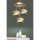 Bohemian Glam Chandelier, Metal Body, 35 cm, Natural