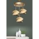 Bohemian Glam Chandelier, Metal Body, 35 cm, Natural