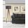 Industrial Scandinavian Floor Lamp, Wooden Body, 153 cm