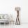 Industrial Floor Lamp, 160 cm Height, Black Metal, 45 cm Shade | E27 Socket, Max 40W | Stylish & Functional Lighting for Modern Spaces