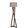 Industrial Floor Lamp, 160 cm Height, Black Metal, 45 cm Shade | E27 Socket, Max 40W | Stylish & Functional Lighting for Modern Spaces