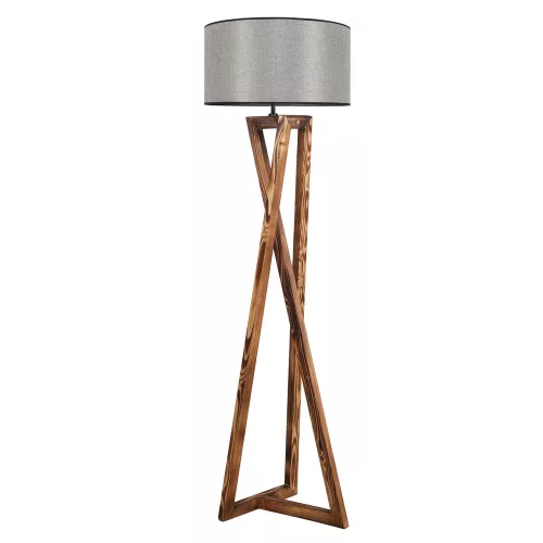 Opviq , 534LUN2161 , Maçka , Brown Gray Color , Floor Lamp , With E27 Socket