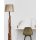 Elegant Country Floor Lamp, Fir Tree Body, 165 cm