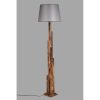 Elegant Country Floor Lamp, Wooden Body, 165 cm Height