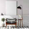 Scandinavian Floor Lamp, Walnut, 160 cm | Metal Body, E27