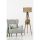 Bohemian Wooden Floor Lamp with Shelves, 153 cm, Brown