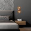 Copper Wall Lamp, Metal Body, 23x16cm, Elegant Design