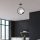 Elegant Black Metal Chandelier, 39 cm Height | E27 Socket